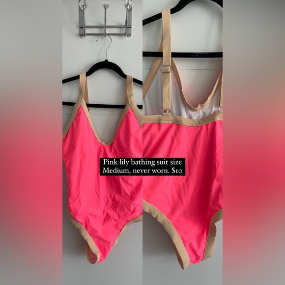 Pink Lily bathing suit size medium, brand new never worn! - Picture 2 of 3